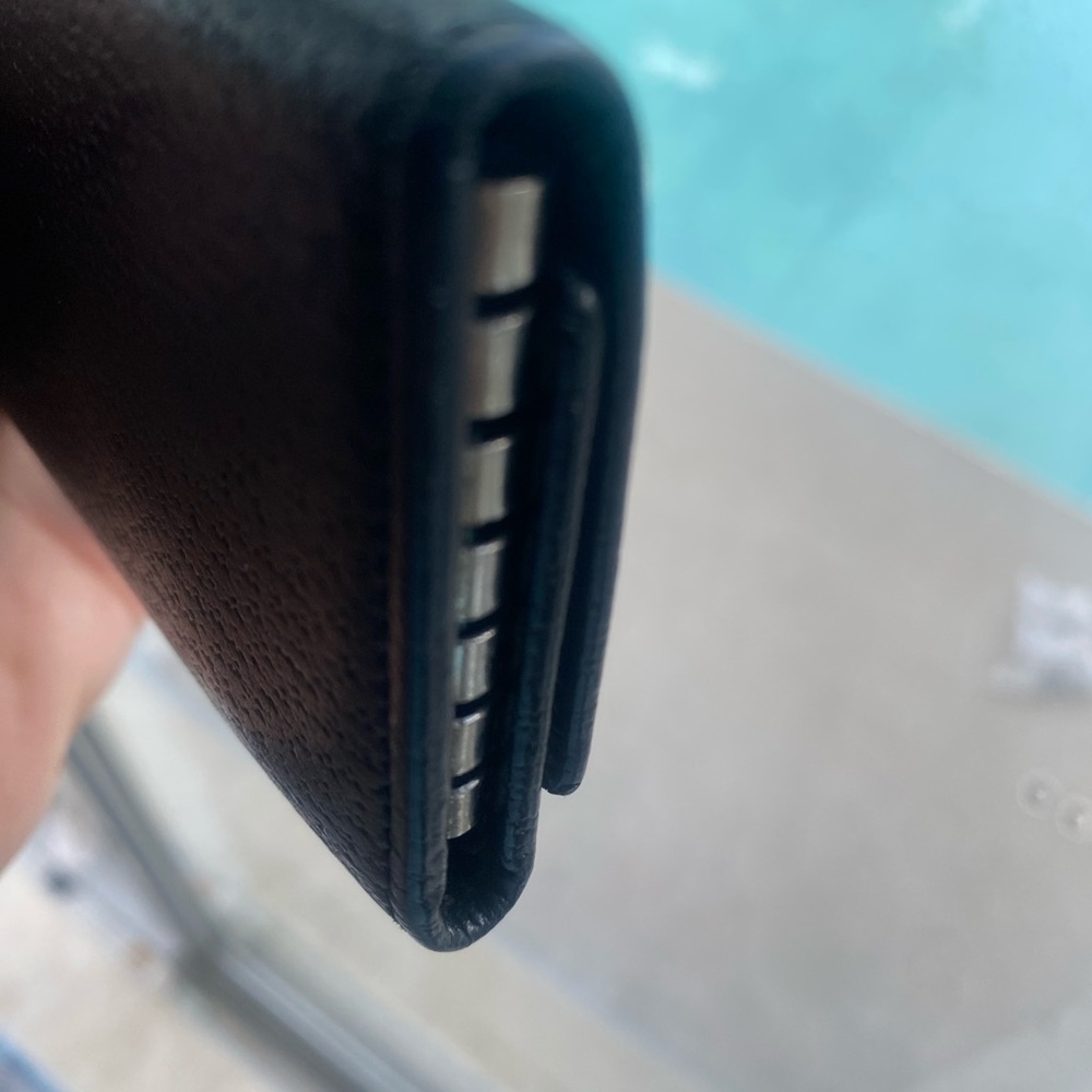 Authentic GUCCI 6 Key Ring Holder Case GG Canvas Leather Black Like New - Picture 13 of 15